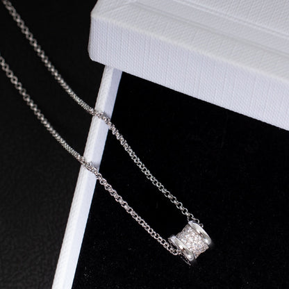 [⭐JeweliWhal]ZERO 1 SILVER DIAMOND NECKLACE