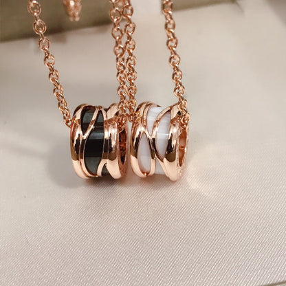 [⭐JeweliWhal]ZERO 1 FOUR BAND PINK GOLD CERAMIC