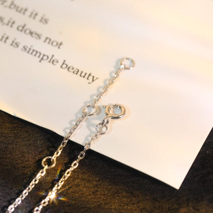 [⭐JeweliWhal]SUN MOTIF PINK MOP SILVER BRACELET