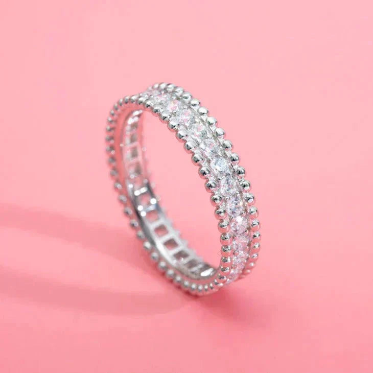 [⭐JeweliWhal]PERLEE DIAMOND SILVER RING