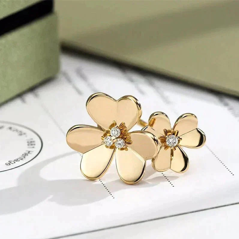 [⭐JeweliWhal]CLOVER COMOS GOLD DIAMOND RING