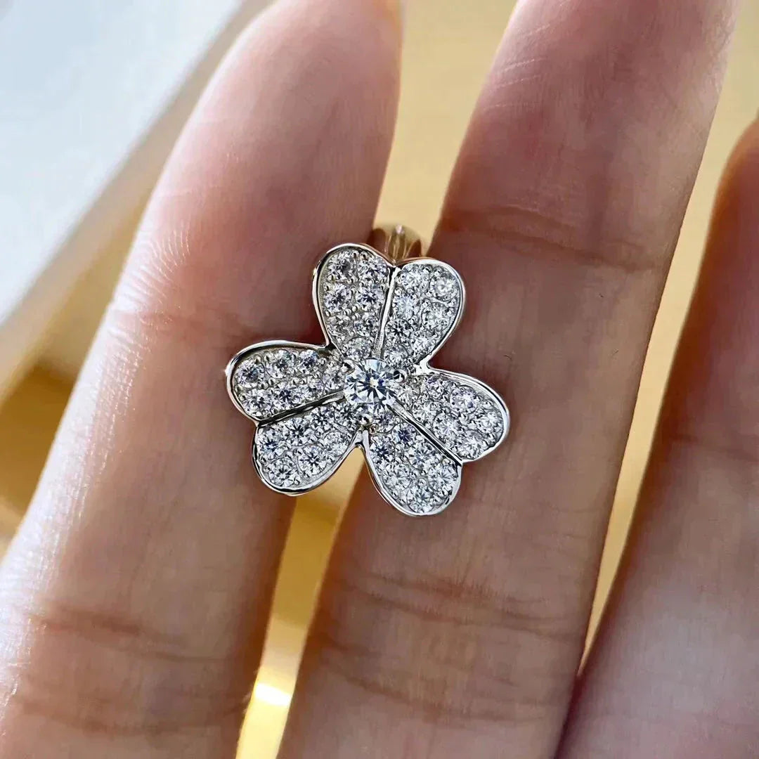 [⭐JeweliWhal]CLOVER COMOS DIAMOND EARRINGS SILVER