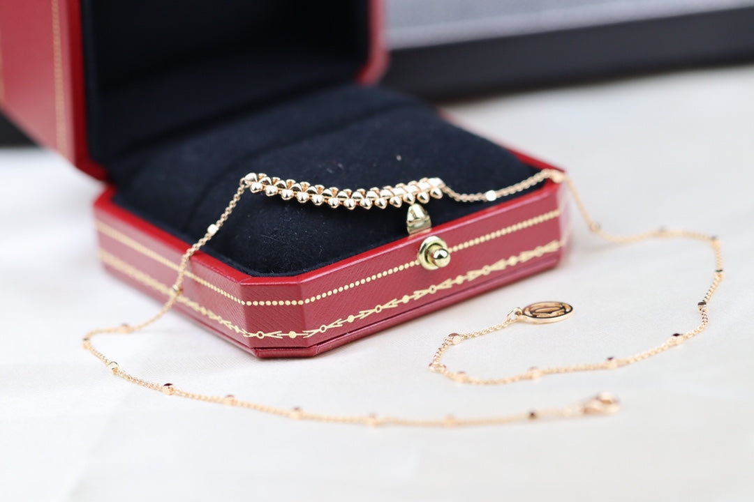 [⭐JeweliWhal]CLASH PINK GOLD NECKLACE