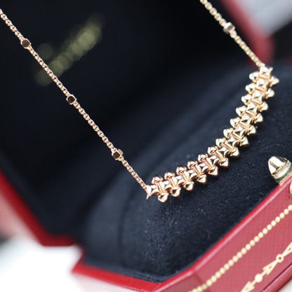 [⭐JeweliWhal]CLASH PINK GOLD NECKLACE
