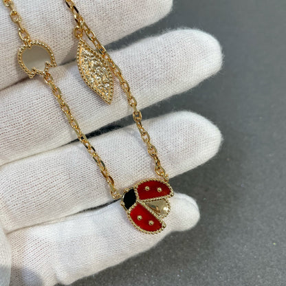 [⭐JeweliWhal]LUCKY SPRING 15 MOTIFS GOLD NECKLACE