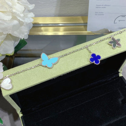 [⭐JeweliWhal]LUCKY SPRING SILVER BRACELET 4 MOTIF