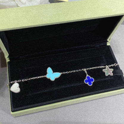 [⭐JeweliWhal]LUCKY SPRING SILVER BRACELET 4 MOTIF