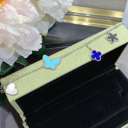 [⭐JeweliWhal]LUCKY SPRING SILVER BRACELET 4 MOTIF