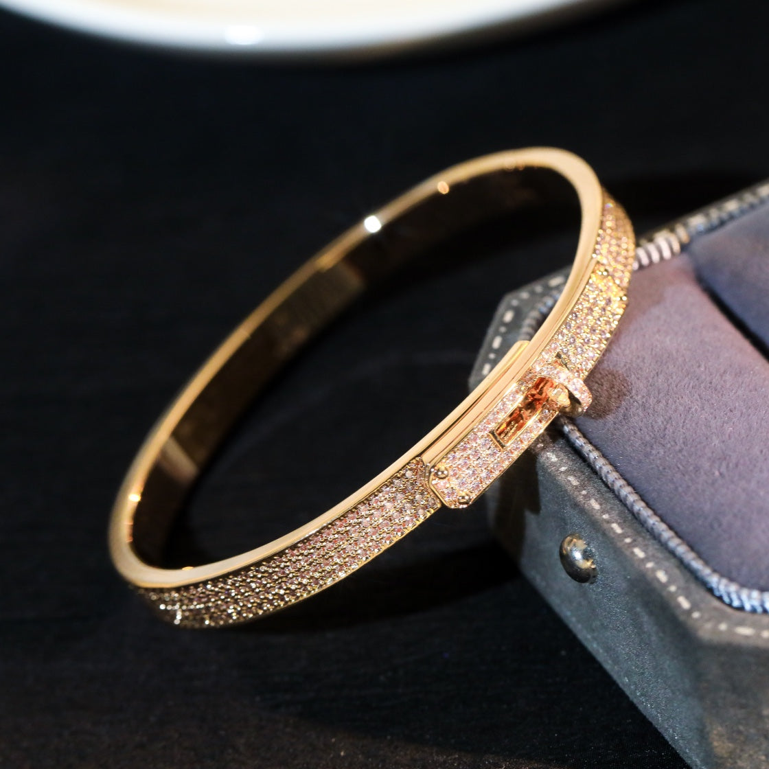 [⭐JeweliWhal]KELLY BRACELET DIAMOND PAVED