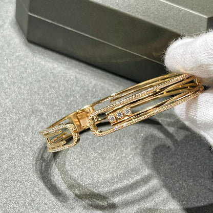 [⭐JeweliWhal]MOVE 10TH PAVED DIAMOND BRACELET