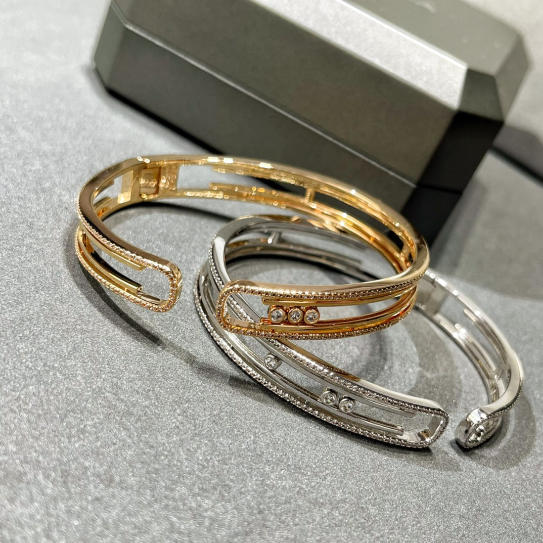 [⭐JeweliWhal]MOVE 10TH PAVED DIAMOND BRACELET