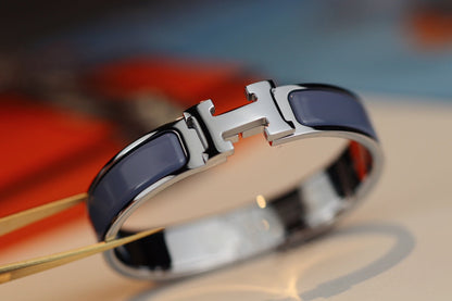 [⭐JeweliWhal]H BRACELET 12MM BLUE GRAY