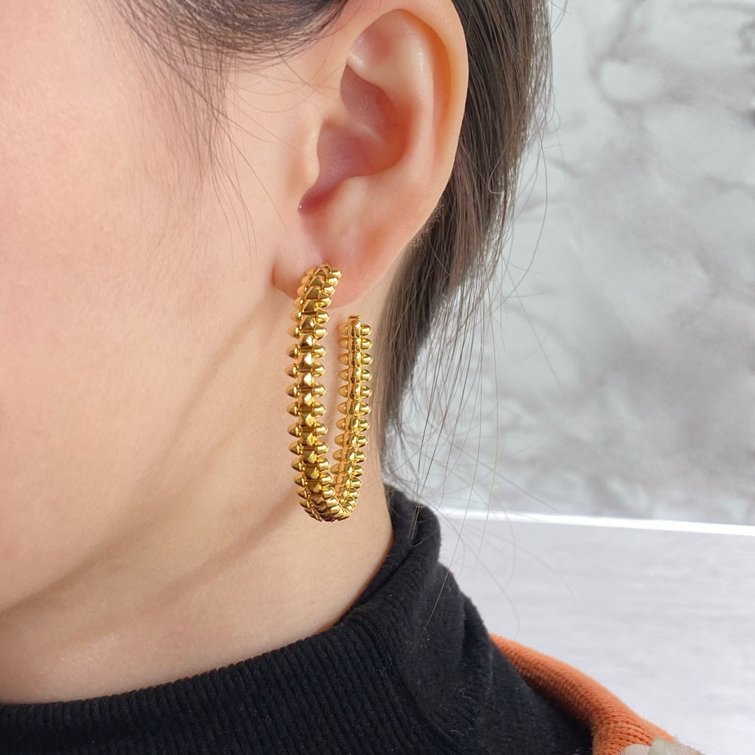 [⭐JeweliWhal]CLASH HOOP EARRINGS