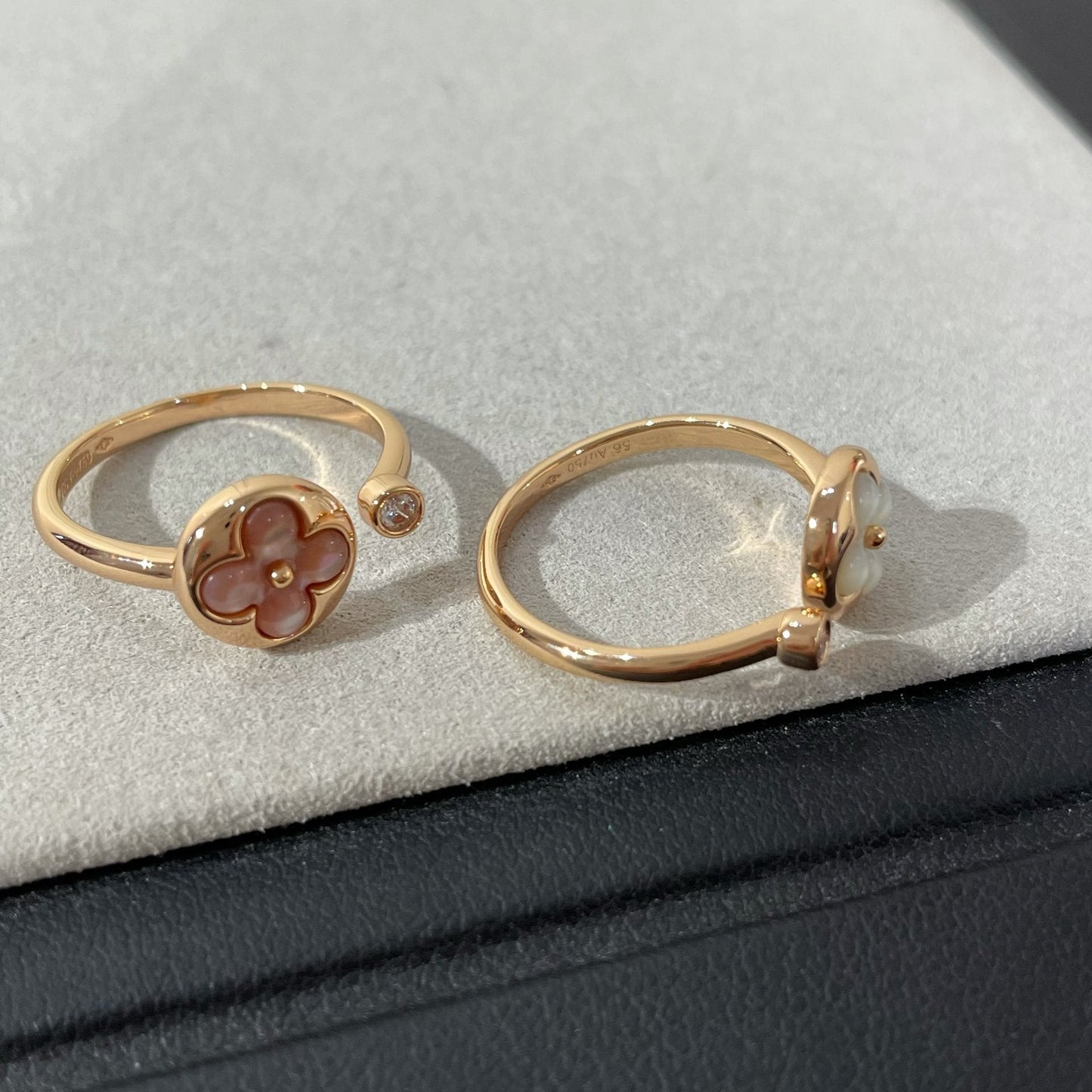 [⭐JeweliWhal]SUN 1 DIAMOND PINK MOP RING
