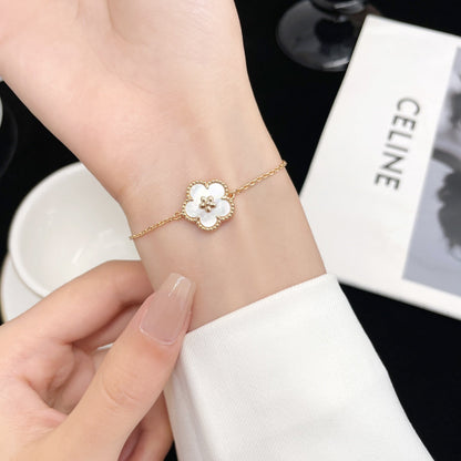 [⭐JeweliWhal]LUCKY SPRING ROSE GOLD MOP BRACELET