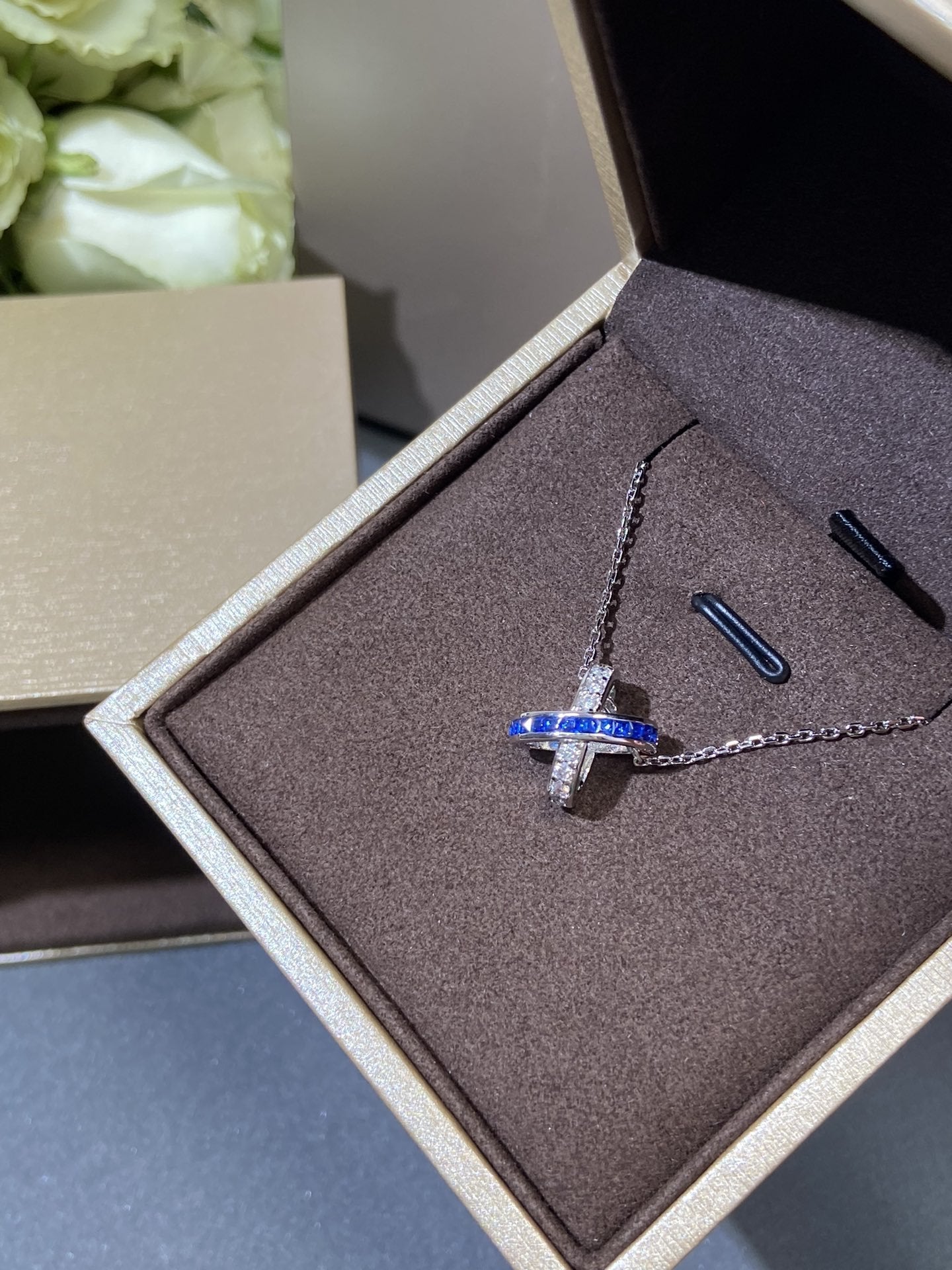 [⭐JeweliWhal]LIENS DIAMOND SILVER NECKLACE