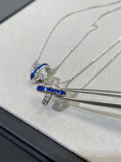 [⭐JeweliWhal]LIENS DIAMOND SILVER NECKLACE
