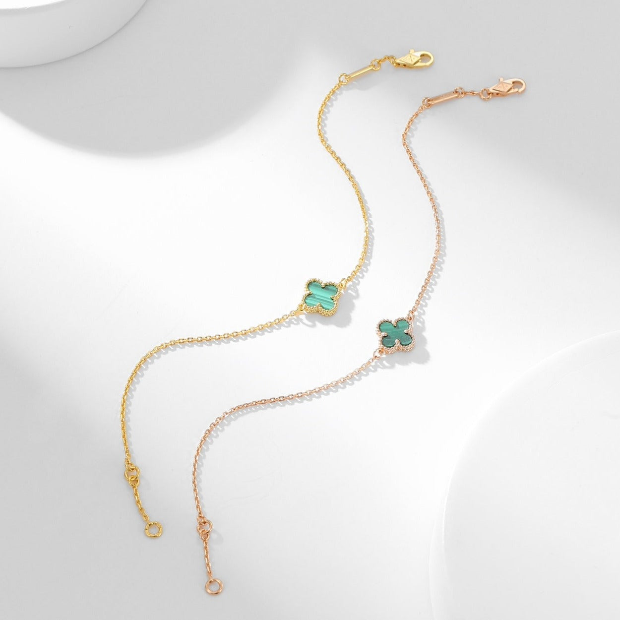 [⭐JeweliWhal]CLOVER BRACELET MALACHITE 1 MOTIF