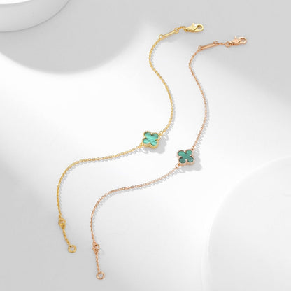 [⭐JeweliWhal]CLOVER BRACELET MALACHITE 1 MOTIF