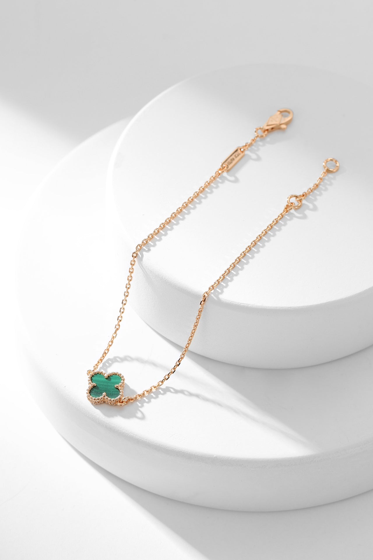 [⭐JeweliWhal]CLOVER BRACELET MALACHITE 1 MOTIF