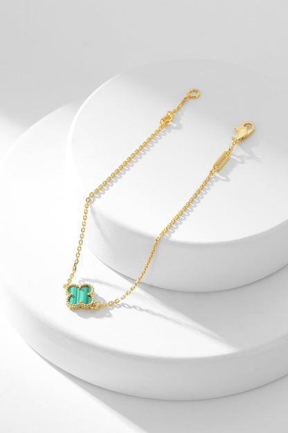 [⭐JeweliWhal]CLOVER BRACELET MALACHITE 1 MOTIF