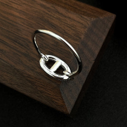 [⭐JeweliWhal]RONDE SMALL SILVER DIAMOND RING