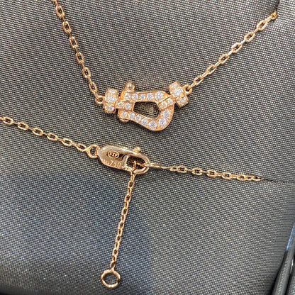 [⭐JeweliWhal]FORCE 10 DIAMOND PINK GOLD NECKLACE MINI MODEL