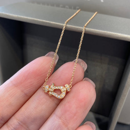 [⭐JeweliWhal]FORCE 10 DIAMOND PINK GOLD NECKLACE MINI MODEL