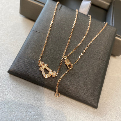 [⭐JeweliWhal]FORCE 10 DIAMOND PINK GOLD NECKLACE MINI MODEL