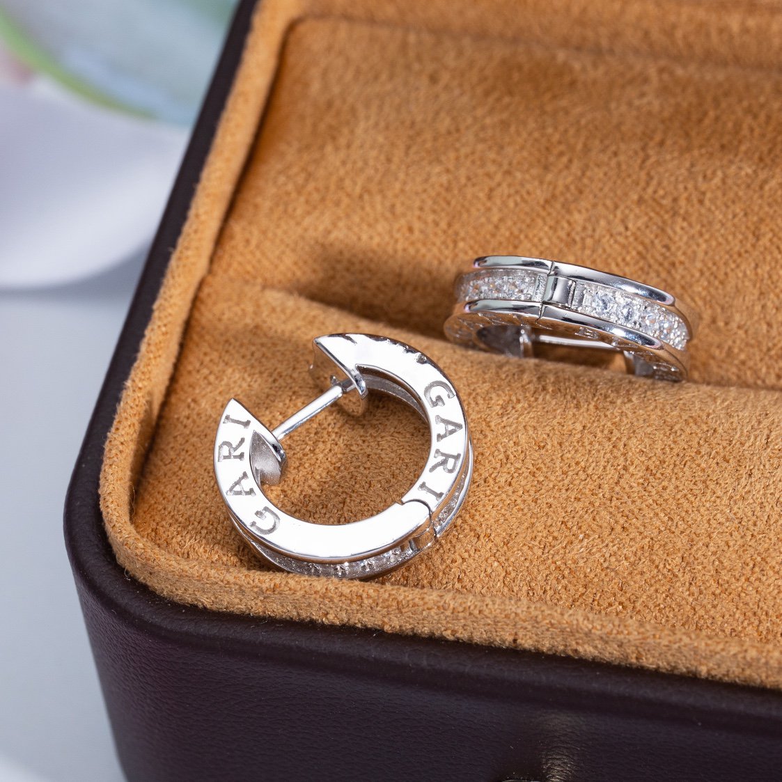 [⭐JeweliWhal]ZERO 1 MINI SILVER DIAMOND EARRINGS