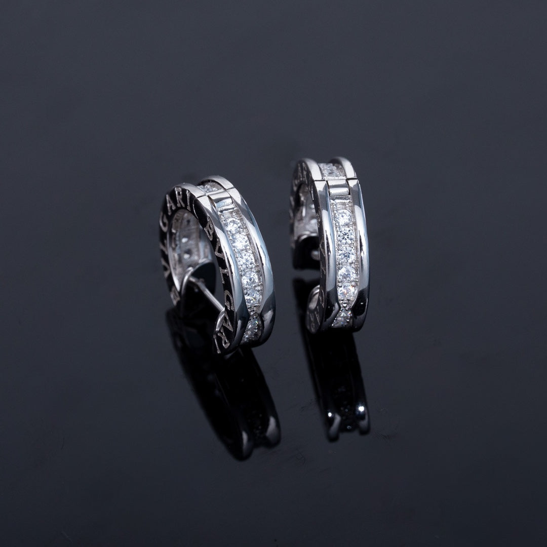 [⭐JeweliWhal]ZERO 1 MINI SILVER DIAMOND EARRINGS