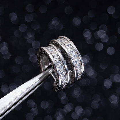 [⭐JeweliWhal]ZERO 1 MINI SILVER DIAMOND EARRINGS