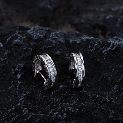 [⭐JeweliWhal]ZERO 1 MINI SILVER DIAMOND EARRINGS