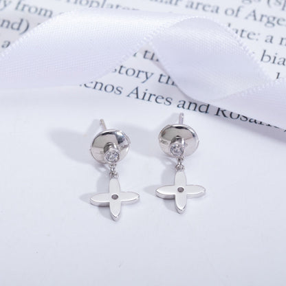 [⭐JeweliWhal]VIDYLLE SILVER DIAMOND MINI DROP EARRINGS