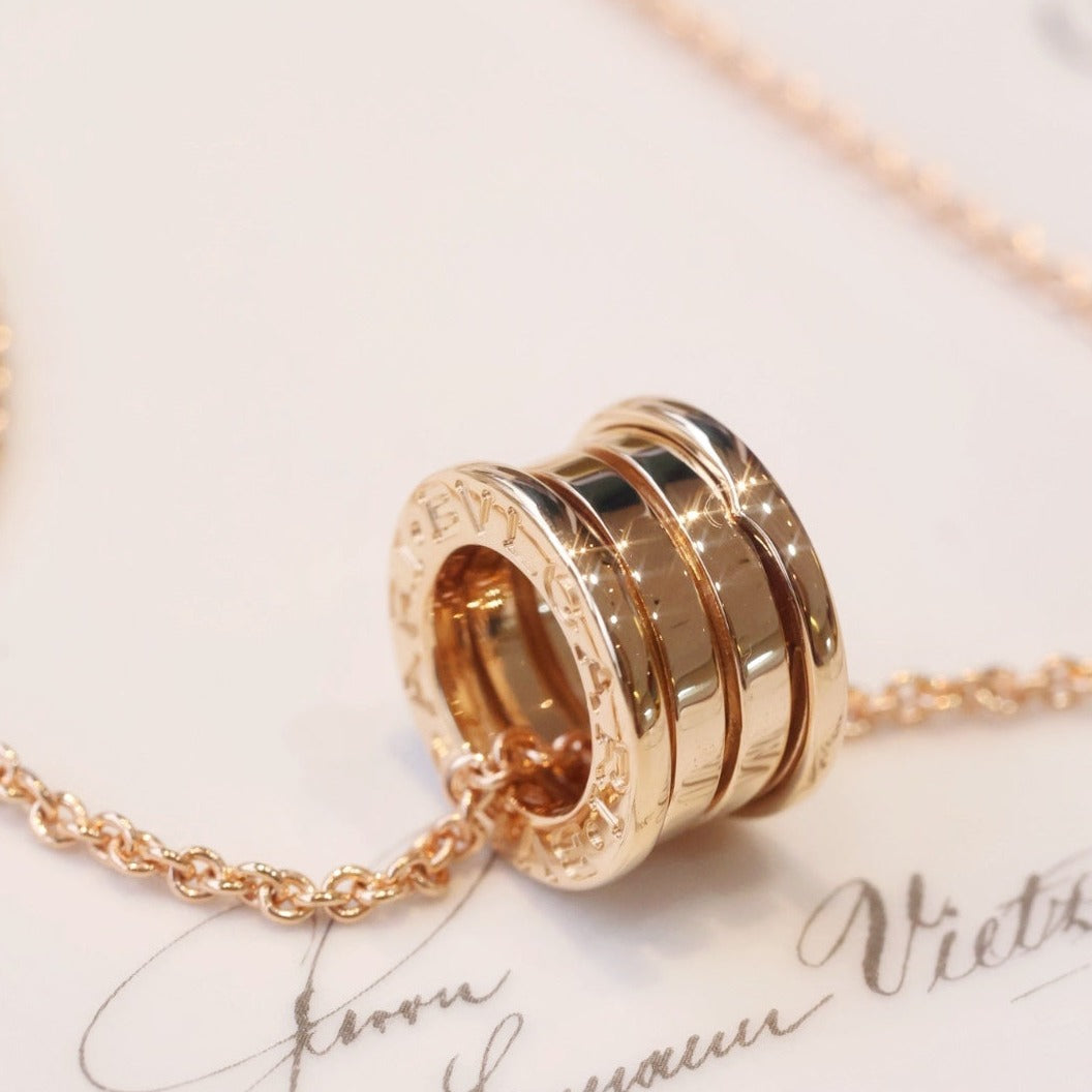 [⭐JeweliWhal]ZERO 1 PINK GOLD NECKLACE