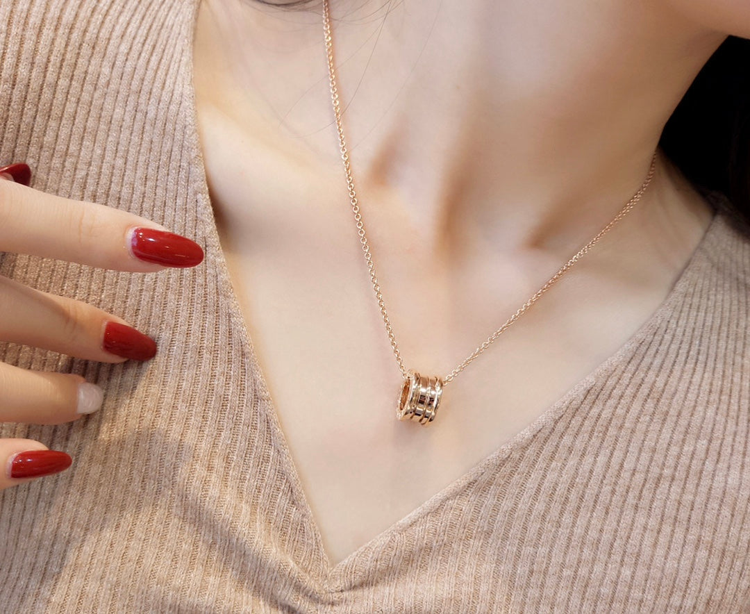 [⭐JeweliWhal]ZERO 1 PINK GOLD NECKLACE