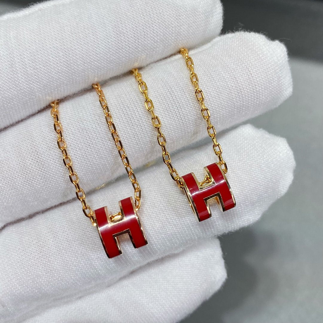 [⭐JeweliWhal]MINI POP H NECKLACE