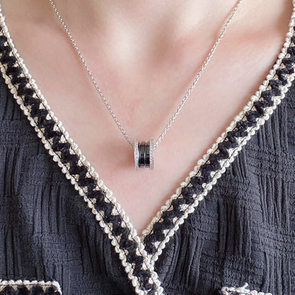 [⭐JeweliWhal]ZERO 1 DIAMOND CERAMIC NECKLACE