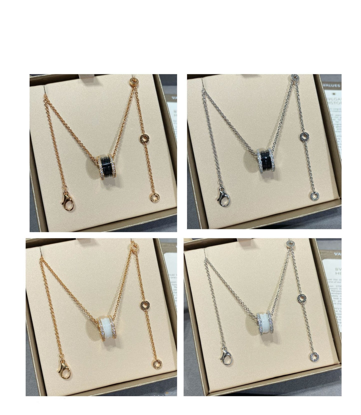 [⭐JeweliWhal]ZERO 1 DIAMOND CERAMIC NECKLACE