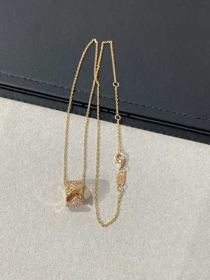 [⭐JeweliWhal]LIENS EVIDENCE DIAMOND PAVED NECKLACE