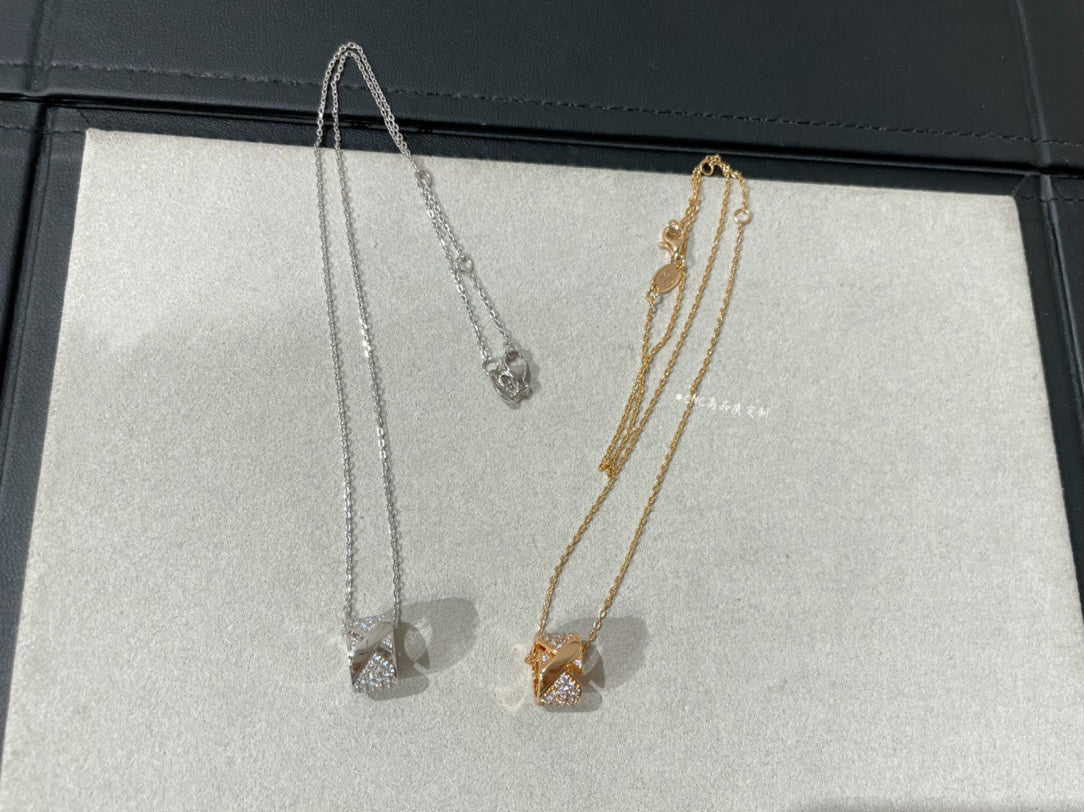 [⭐JeweliWhal]LIENS EVIDENCE DIAMOND PAVED NECKLACE