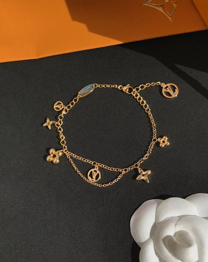 [⭐JeweliWhal]BLOOMING PINK GOLD MOP BRACELET