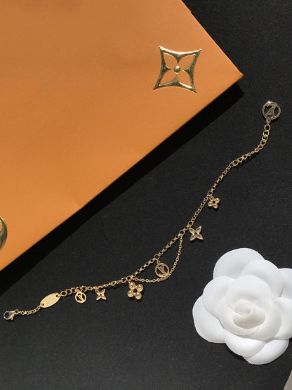 [⭐JeweliWhal]BLOOMING PINK GOLD MOP BRACELET
