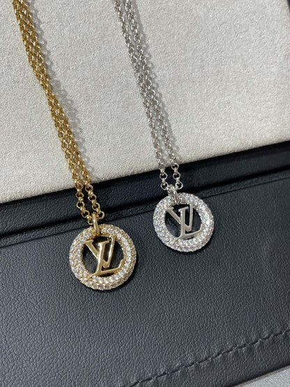[⭐JeweliWhal]BY NIGHT DIAMOND PAVED NECKLACE