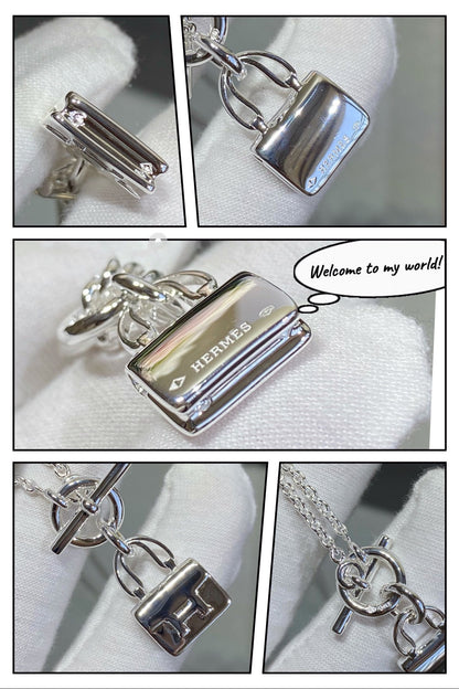 [⭐JeweliWhal]CONSTANCE PEDANT SILVER NECKLACE