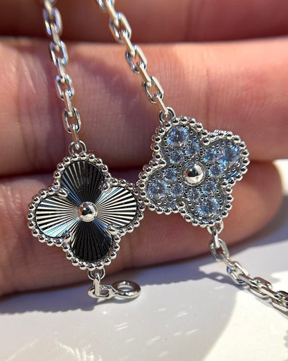 [⭐JeweliWhal] CLOVER 5 MOTIF LASER BRACELET COLLECTION