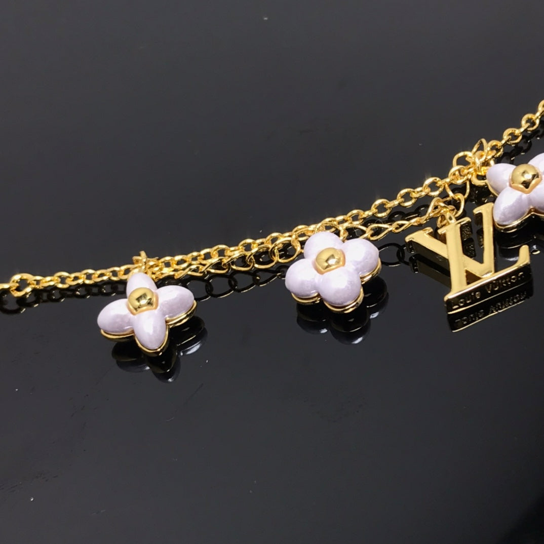 [⭐JeweliWhal]LOGO 6 MOTIF STAR AND SUN GOLD BRACELET