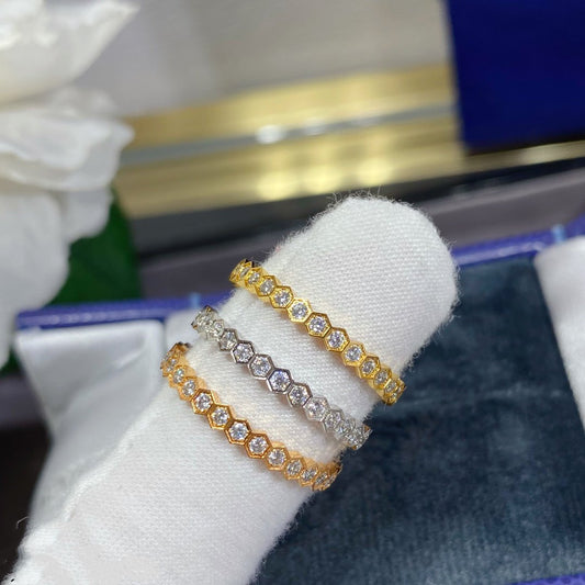 [⭐JeweliWhal]BEE LOVE DIAMOND PAVED SMALL RING
