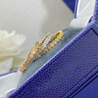 [⭐JeweliWhal]BEE LOVE DIAMOND PAVED SMALL RING