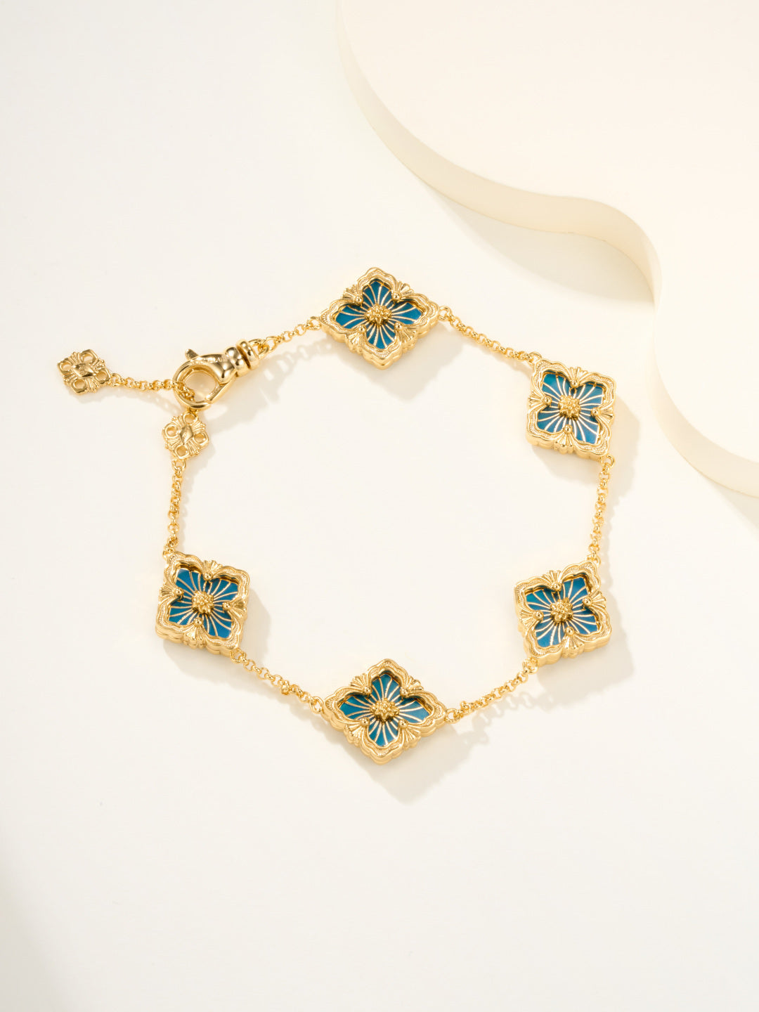 [⭐JeweliWhal]B.C.L ENAMELED Five-Flower Bracelet（Various Colors)